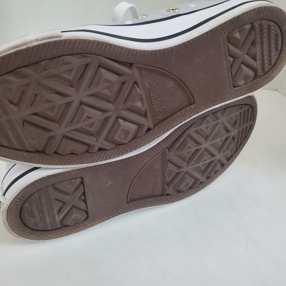 Converse Gray Polka Dot Sneakers - Picture 7 of 12